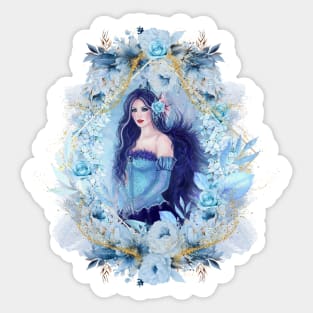 Emma angel art By Renee Lavoie Sticker